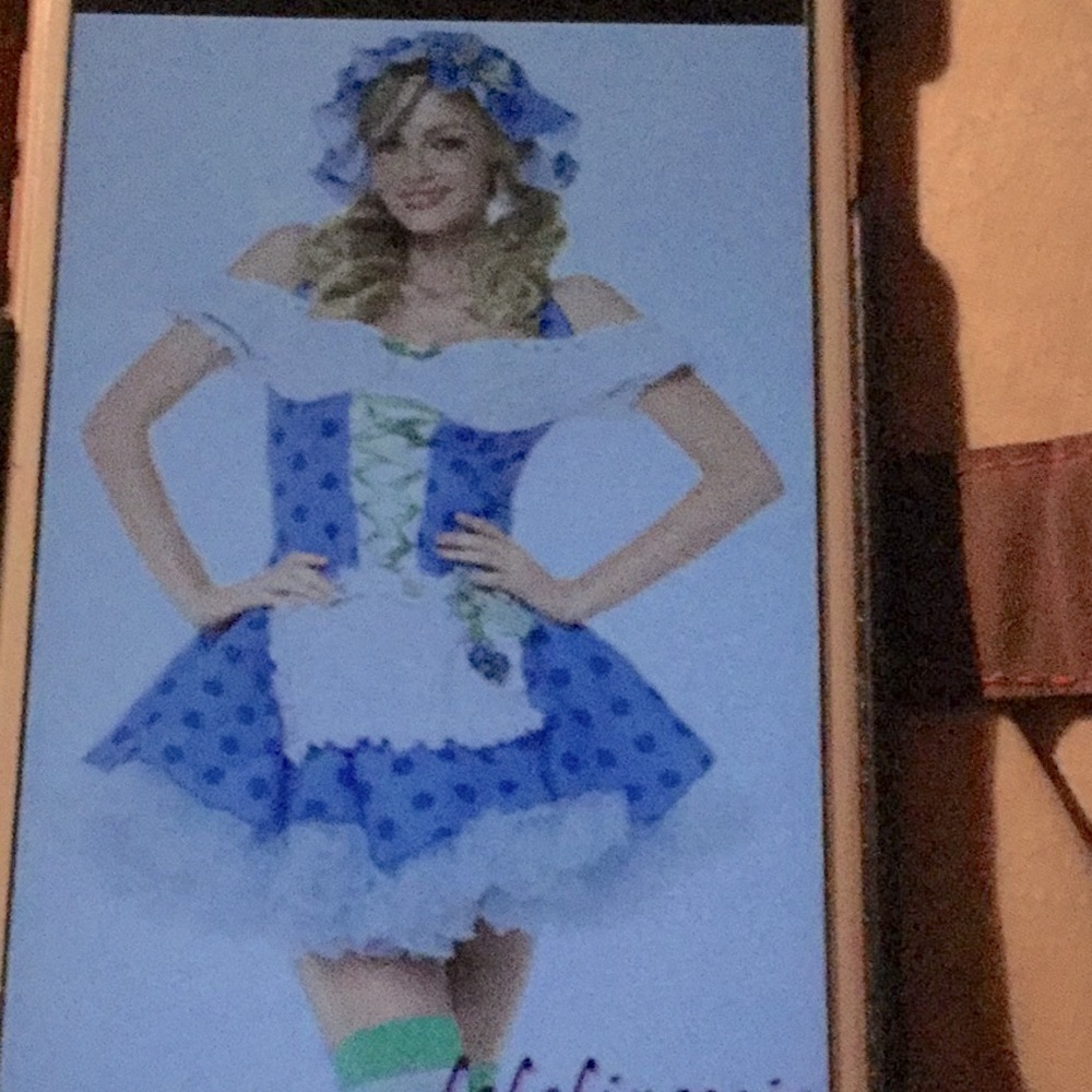 Halloween is here! Leg Avenue Blueberry girl.